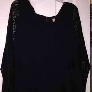 Xhilaration Lace Sleeve Cutout Dress